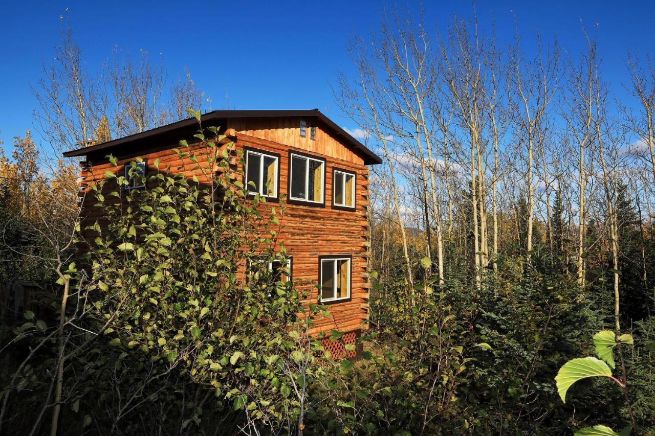 Denali Park View Family Log Cabin エクステリア 写真